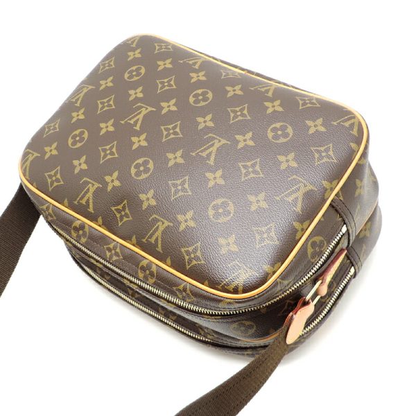 dh81010 4 Louis Vuitton Reporter PM Monogram Shoulder Bag Brown