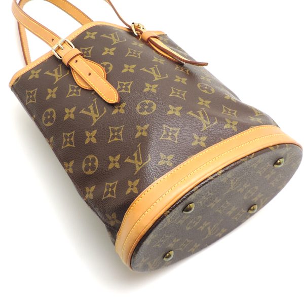 dh81013 3 Louis Vuitton Petit Baguette Monogram Tote Bag Brown