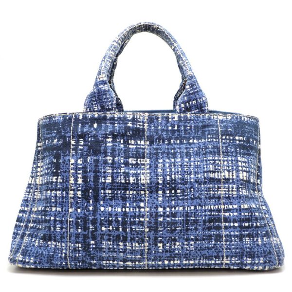 dh81018 2 Prada Canapa GM Tote Bag Blue