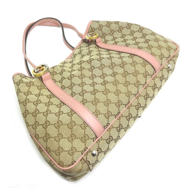 dh81059 3 Gucci GG Shoulder Bag Tote Beige