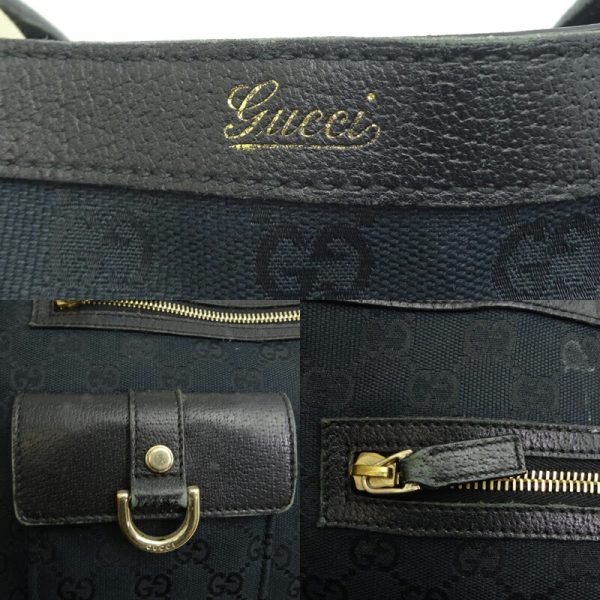 dh81060 8 Gucci GG Shoulder Bag Tote Black