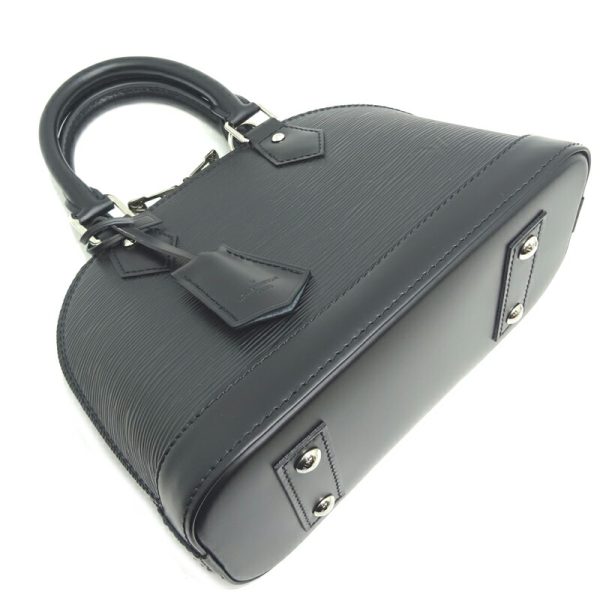 dh81089 3 Louis Vuitton Alma BB Epi Handbag Black