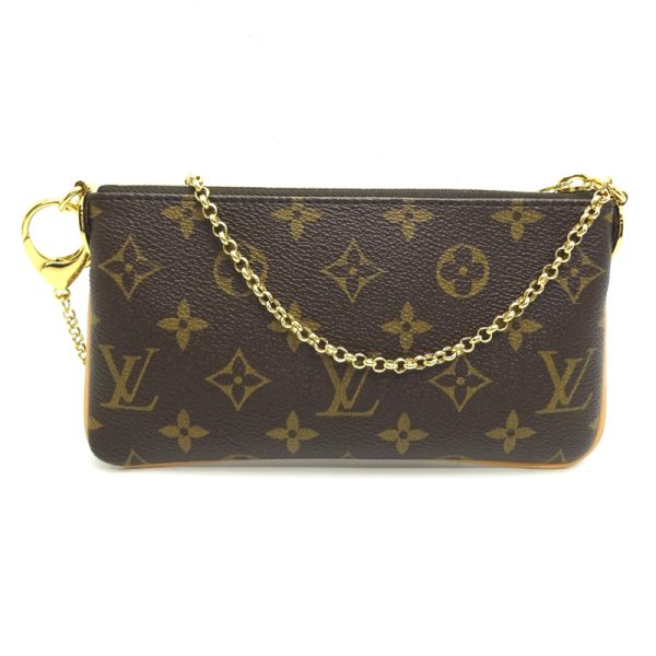 dh81091 2 Louis Vuitton Pochette Mira MM Monogram Pouch Brown