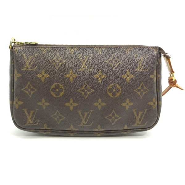 dh81093 1 Louis Vuitton Pochette Accessoire Monogram Pouch Brown