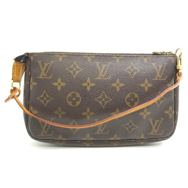 dh81093 2 Louis Vuitton Pochette Accessoire Monogram Pouch Brown