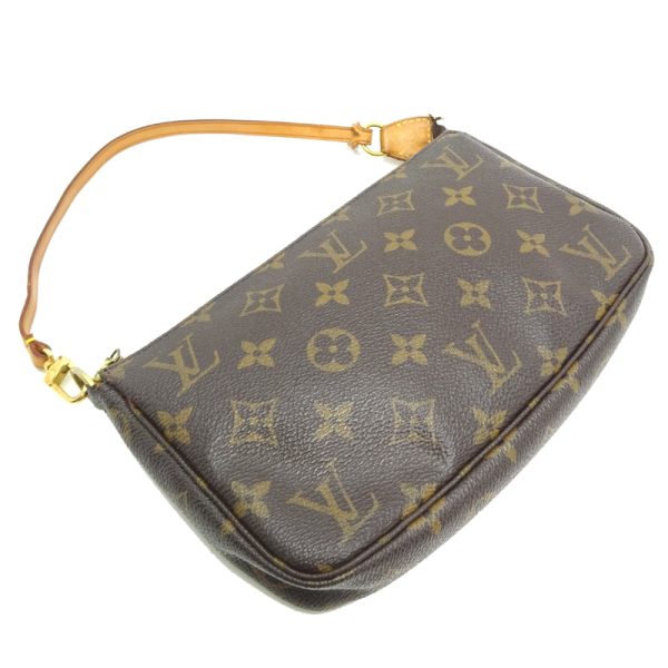 dh81093 3 Louis Vuitton Pochette Accessoire Monogram Pouch Brown