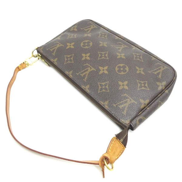 dh81093 4 Louis Vuitton Pochette Accessoire Monogram Pouch Brown