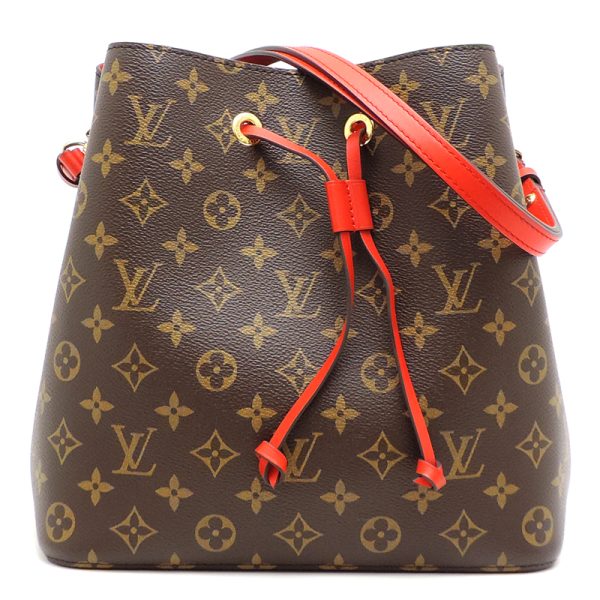 dh81123 1 Louis Vuitton Neo Noe Monogram Shoulder Bag Brown