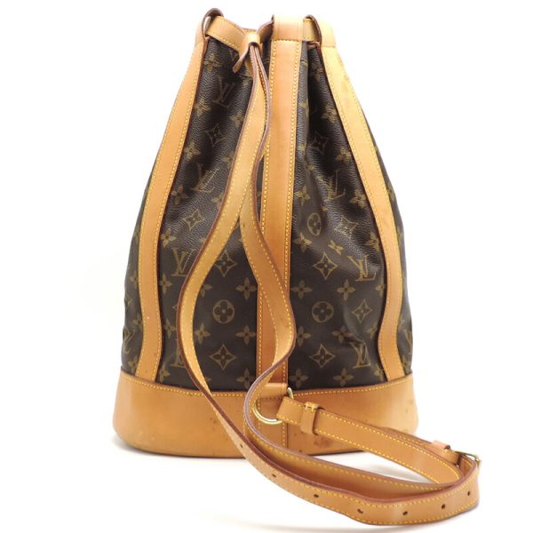 dh81124 2 Louis Vuitton Randonnée Monogram Shoulder Bag Brown