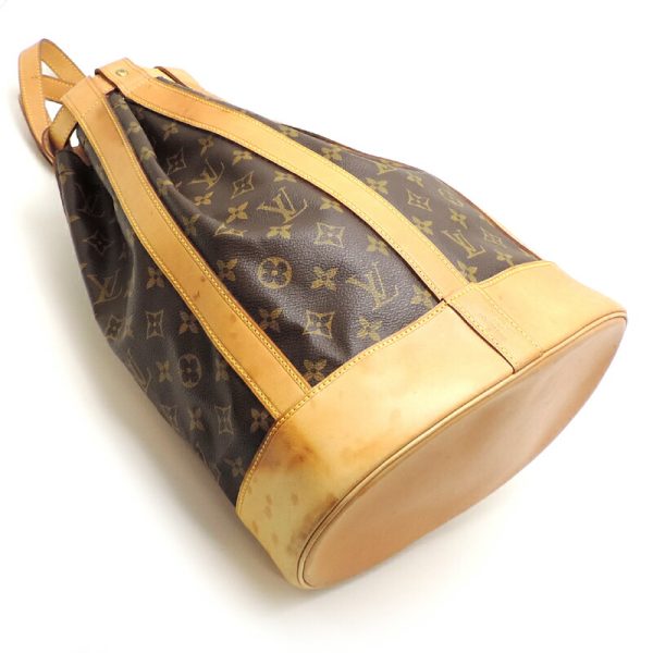 dh81124 3 Louis Vuitton Randonnée Monogram Shoulder Bag Brown