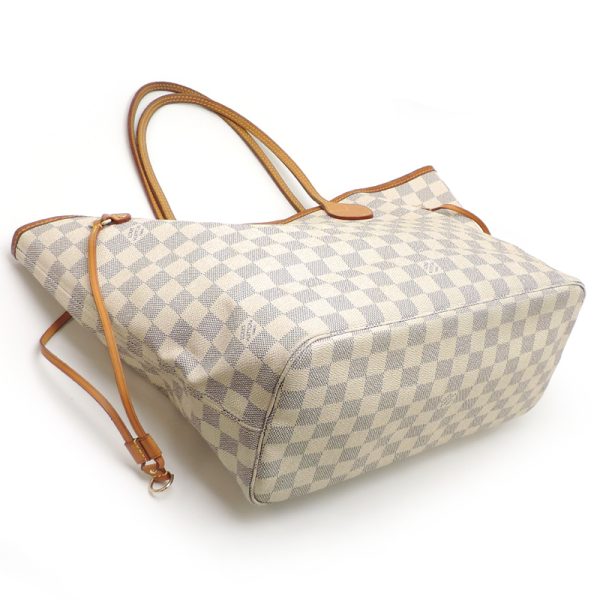 dh81125 3 Louis Vuitton Neverfull MM Damier Tote Bag White