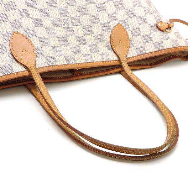 dh81125 5 Louis Vuitton Neverfull MM Damier Tote Bag White