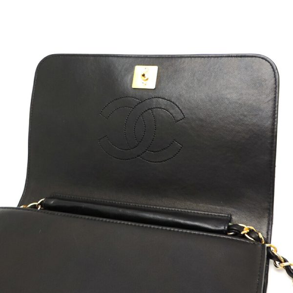 dh81139 6 Chanel Matelasse 23 Chain Lambskin Shoulder Bag Black