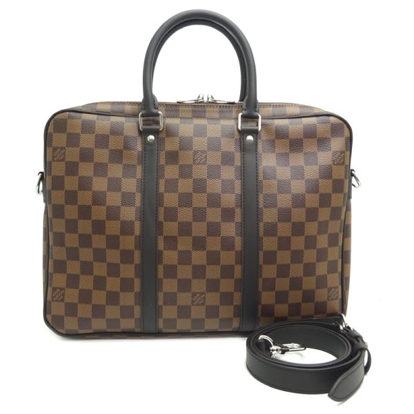 dh81292 1 Louis Vuitton Porte de Cumin Voyage Damier Bag Brown