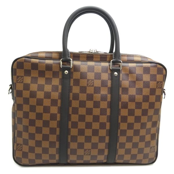 dh81292 2 Louis Vuitton Porte de Cumin Voyage Damier Bag Brown