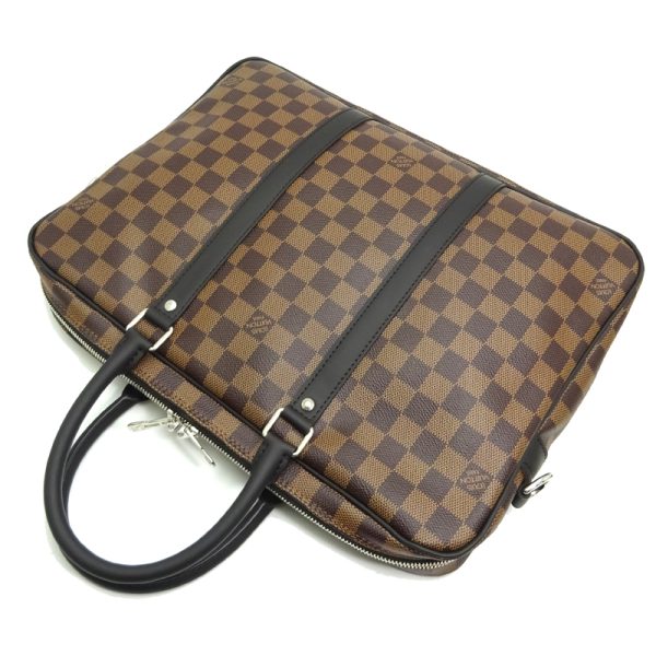 dh81292 4 Louis Vuitton Porte de Cumin Voyage Damier Bag Brown