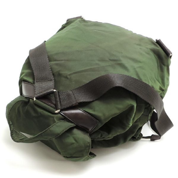 dh81381 4 Prada Nylon Backpack Daypack Green