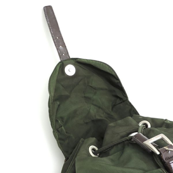 dh81381 6 Prada Nylon Backpack Daypack Green