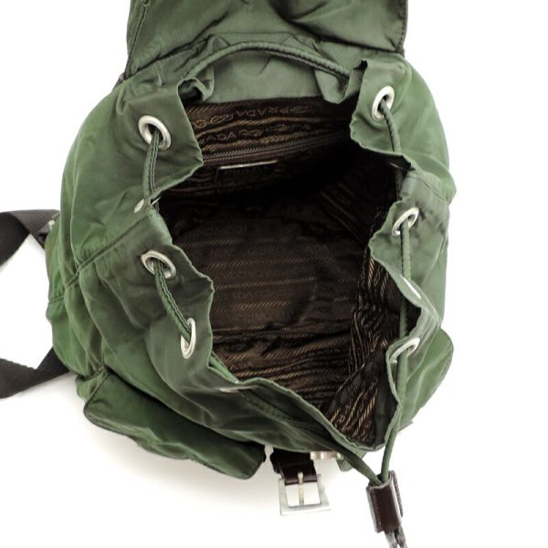 dh81381 7 Prada Nylon Backpack Daypack Green