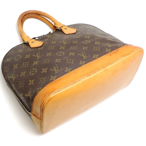 dh81384 3 Louis Vuitton Alma PM Monogram Handbag Brown