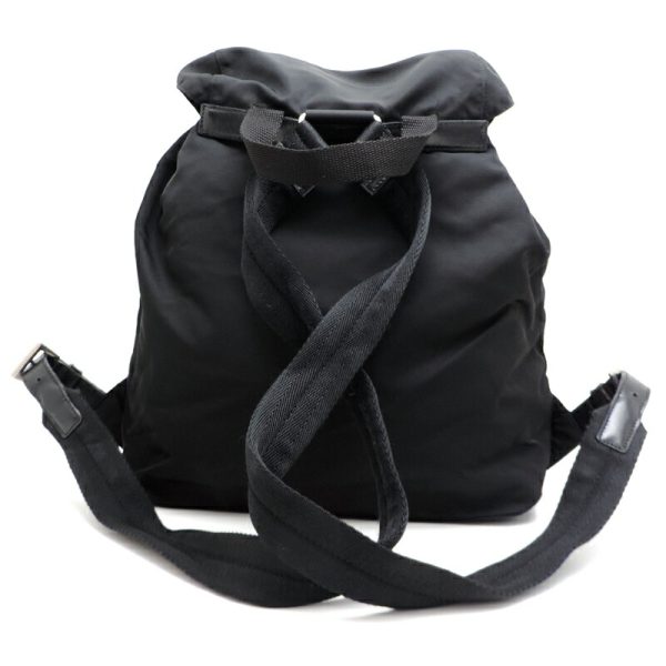 dh81388 2 Prada Nylon Backpack Daypack Black