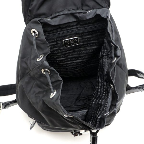 dh81388 6 Prada Nylon Backpack Daypack Black