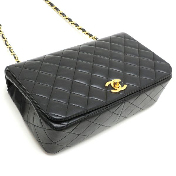 dh81393 3 Chanel Matelasse 23 Chain Lambskin Shoulder Bag Black