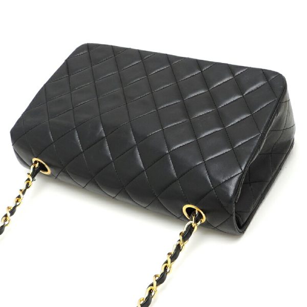 dh81393 4 Chanel Matelasse 23 Chain Lambskin Shoulder Bag Black