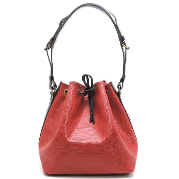 dh81411 t1 Louis Vuitton Petit Noe Epi Shoulder Bag Red