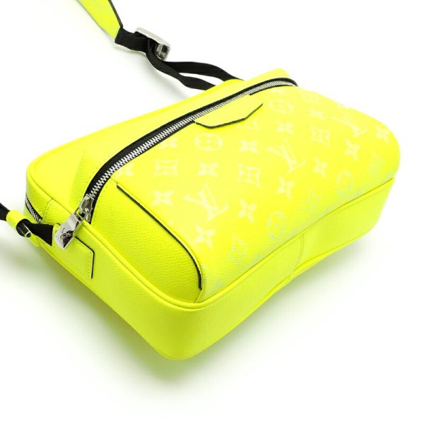 dh81515 3 Louis Vuitton Outdoor Messenger Taigarama Shoulder Bag Yellow