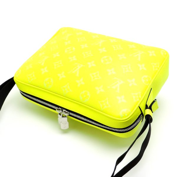 dh81515 4 Louis Vuitton Outdoor Messenger Taigarama Shoulder Bag Yellow