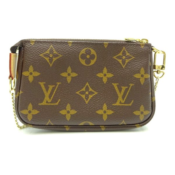 dh81535 2 Louis Vuitton Mini Pochette Accessoire Monogram Pouch Brown