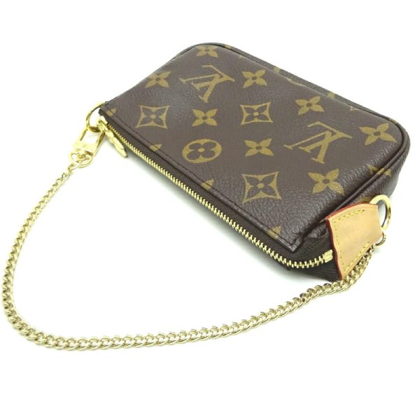 dh81535 4 Louis Vuitton Mini Pochette Accessoire Monogram Pouch Brown