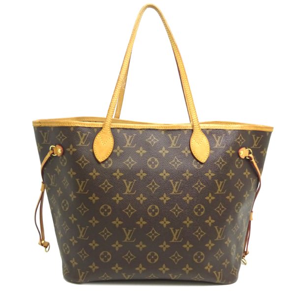 dh81564 2 Louis Vuitton Neverfull MM Monogram Tote Bag Brown