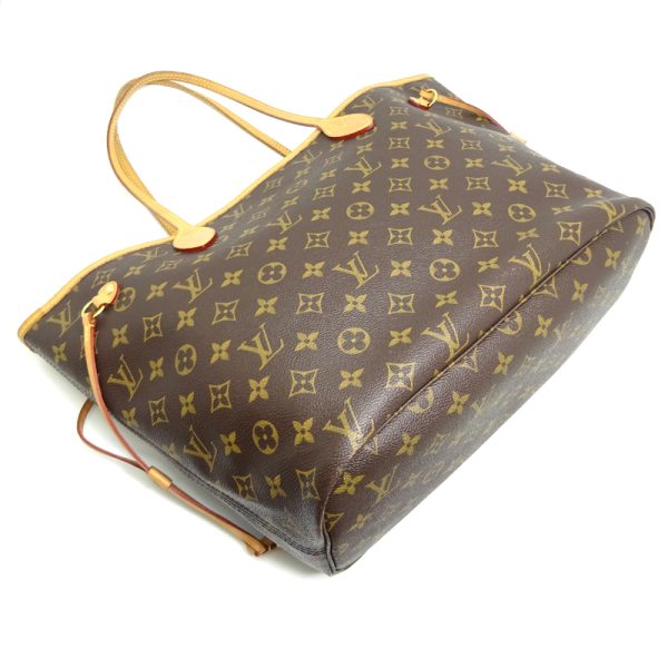 dh81564 3 Louis Vuitton Neverfull MM Monogram Tote Bag Brown