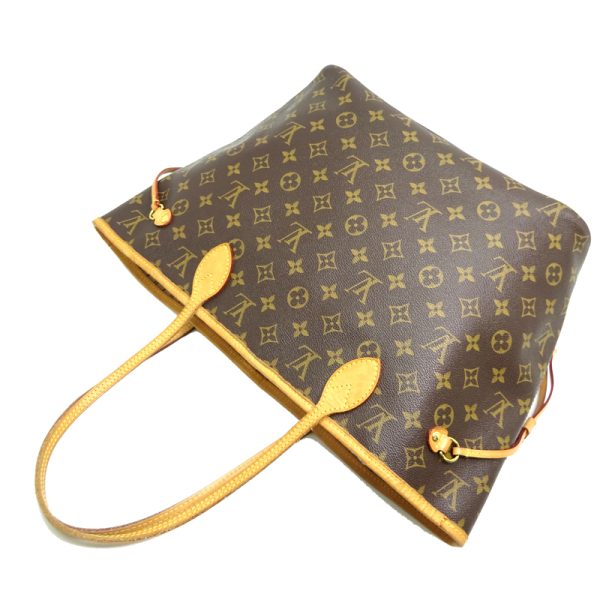 dh81564 4 Louis Vuitton Neverfull MM Monogram Tote Bag Brown