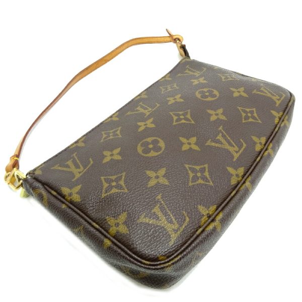 dh81642 3 Louis Vuitton Pochette Accessoire Monogram Handbag Brown