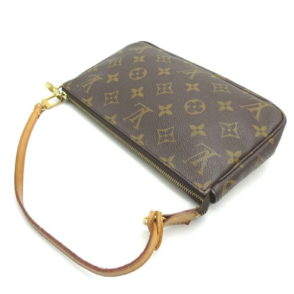 dh81642 4 Louis Vuitton Pochette Accessoire Monogram Handbag Brown