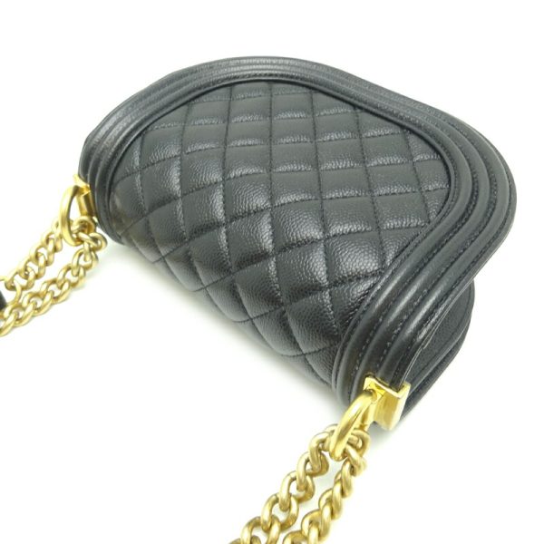 dh81648 4 Chanel Boy Chanel Small Caviar Skin Shoulder Bag Black