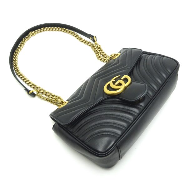 dh81887 3 Gucci Shoulder Bag GG Marmont Black