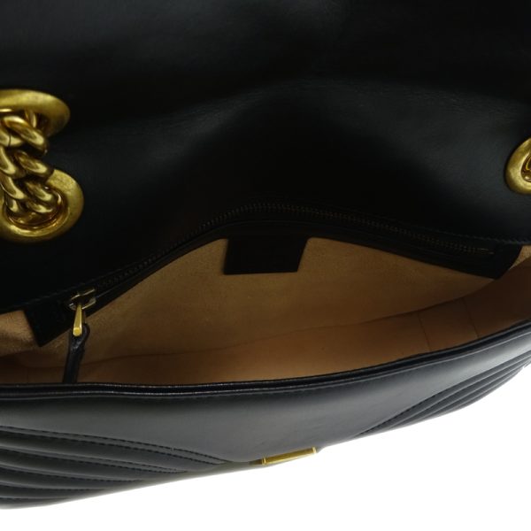 dh81887 6 Gucci Shoulder Bag GG Marmont Black