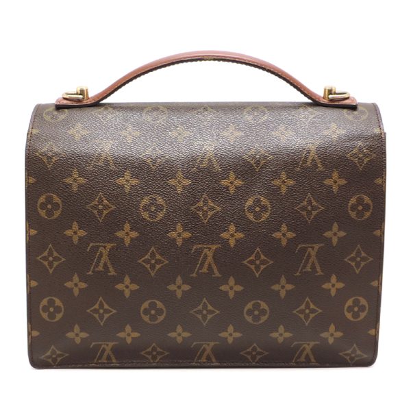 dh81890 2 Louis Vuitton Monceau Monogram Handbag Brown