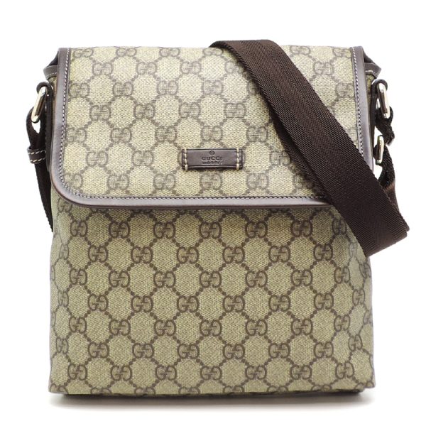 dh81896 1 Gucci GG Supreme Shoulder Bag Beige