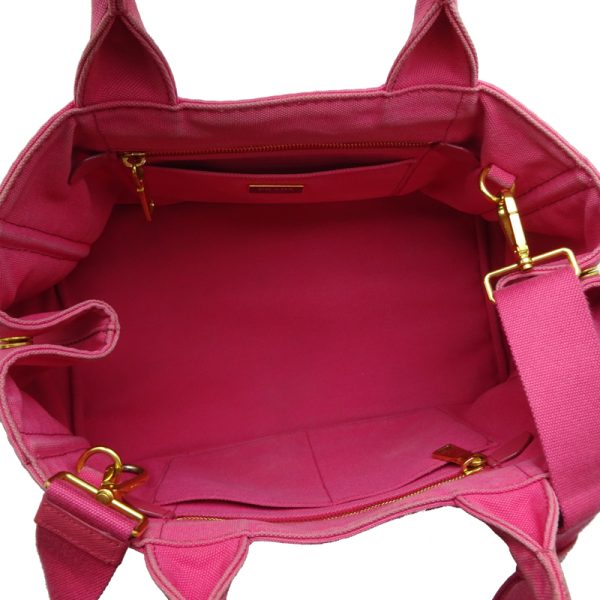 dh81959 6 Prada Canapa Handbag Pink