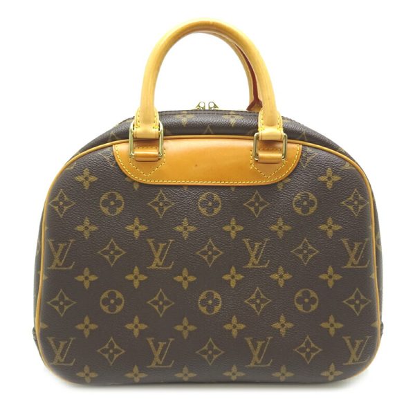 dh82000 2 Louis Vuitton Trouville Monogram Handbag Brown