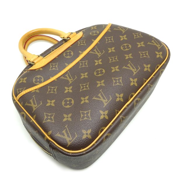 dh82000 3 Louis Vuitton Trouville Monogram Handbag Brown