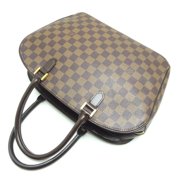 dh82002 4 Louis Vuitton Sarria Oriental Damier Handbag Brown