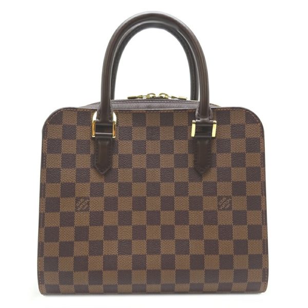 dh82003 1 Louis Vuitton Triana Damier Handbag Brown