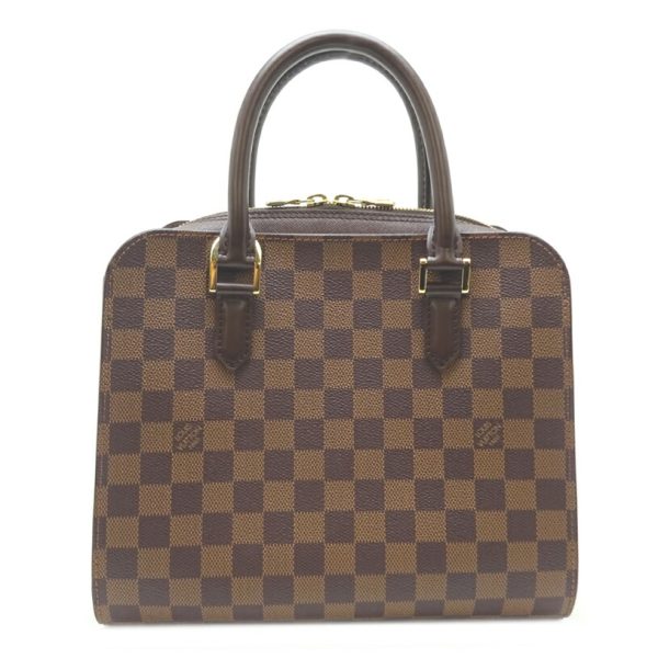 dh82003 2 Louis Vuitton Triana Damier Handbag Brown