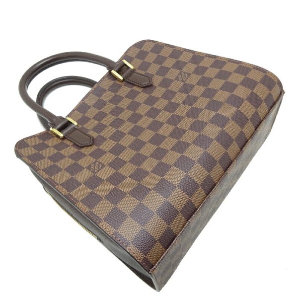 dh82003 3 Louis Vuitton Triana Damier Handbag Brown